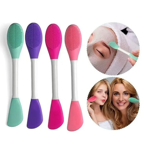 Double-Ended Silicone Face Mask and Cleansing Brush