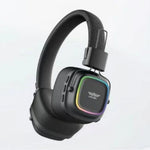 Lelisu LS-258 Wireless Stereo Headphones | Bluetooth 5.4 Over-Ear Headset with Type-C Charging & LED Lights