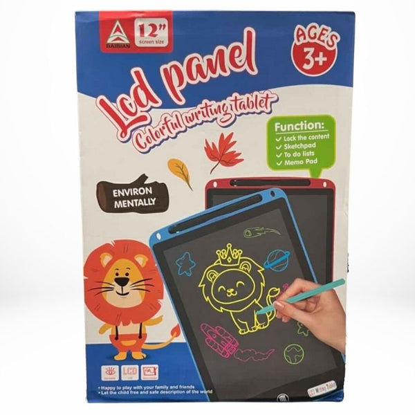 12-inch multi-color LCD writing tablet for kids