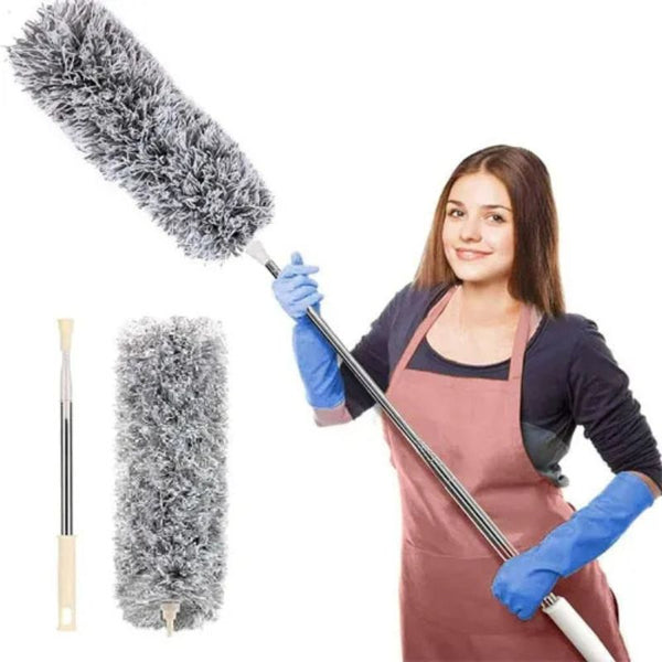 Extendable Microfiber Duster with Telescopic Handle