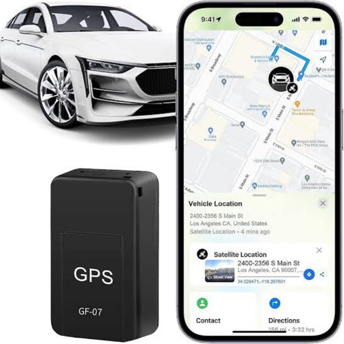 Mini Magnetic GPS Tracker with Real-Time Location