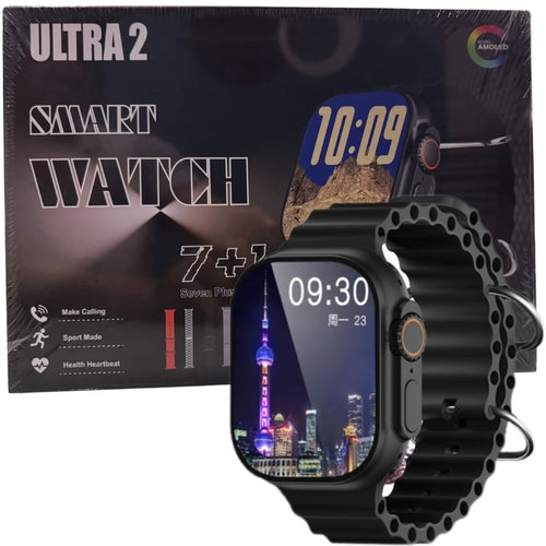 Ultra 2 Smart Watch with 7 Straps Bluetooth Calling