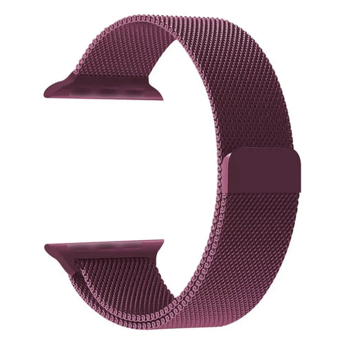 Plum Milanese Magnetic Watch Strap 42/44/45mm