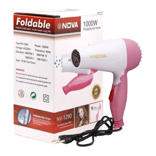 Nova NV-1290 Foldable 1000W Hair Dryer