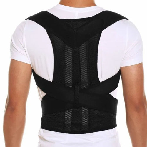 Back pain relief posture corrector belt front view - XXL