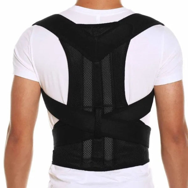 Back pain relief posture corrector belt front view - XXL