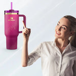 Star Pink Stylish Stanley Barbie Tumbler | H2.0 Tumbler 1.18L Limited Edition Double Wall Vacuum Insulated