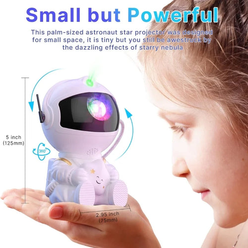 Mini Astronaut Galaxy Projector Night Light