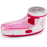 XINGCHAO Lint Remover AD-218 Pink White Portable Fabric Shaver USB Rechargeable with 3 Steel Blades