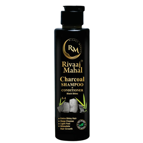 Rivaaj Mahal Charcoal Shampoo and Conditioner 2-in-1
