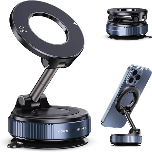 Foldable Magnetic Car Phone Holder 360 Rotating