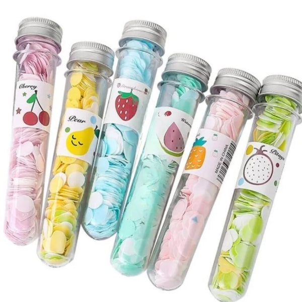 Portable Disposable Soap Paper Flakes Travel Tube