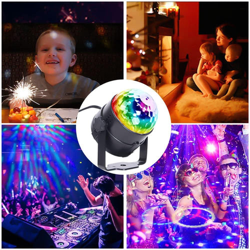 LED Disco Party Light 3W RGB Crystal Magic Ball