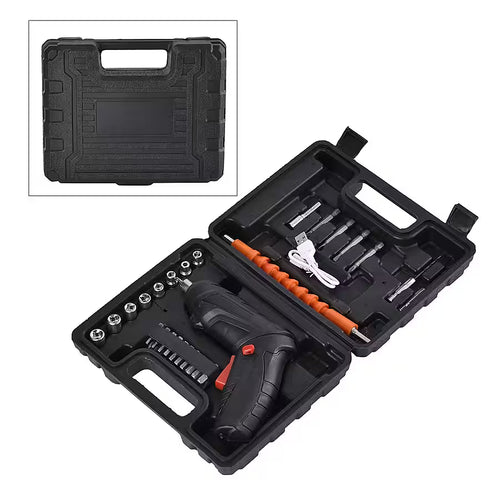 47-Piece Foldable Wireless Electric Screwdriver Kit