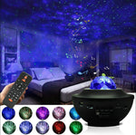 Galaxy Star Projector Lamp | LED Nebula Universe Effect & Built-in Speaker