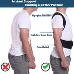 Back Pain Relief Posture Corrector Belt | Adjustable Support for Spine, Shoulder & Lumbar Alignment | XXL
