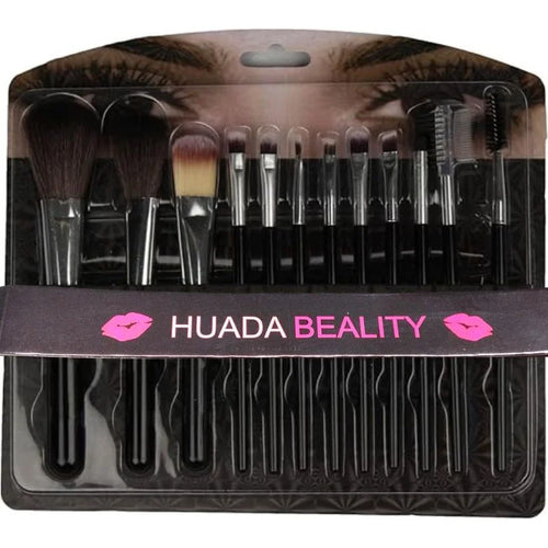 12-Piece Makeup Brush Set with Soft Bristles