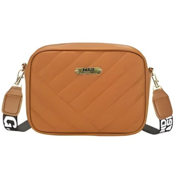 Brown Leather Handbag Shoulder and Crossbody Bag