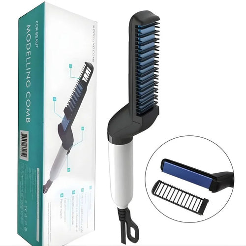 Electric Hair and Beard Straightener Comb for Men