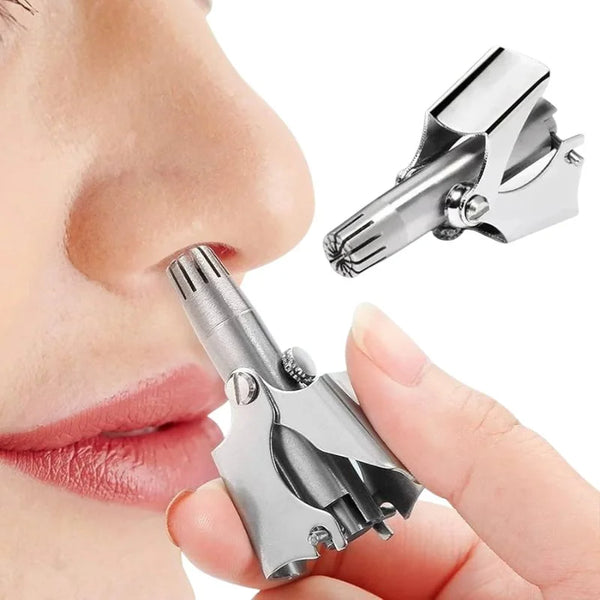 Manual Stainless Steel Nose and Ear Hair Trimmer