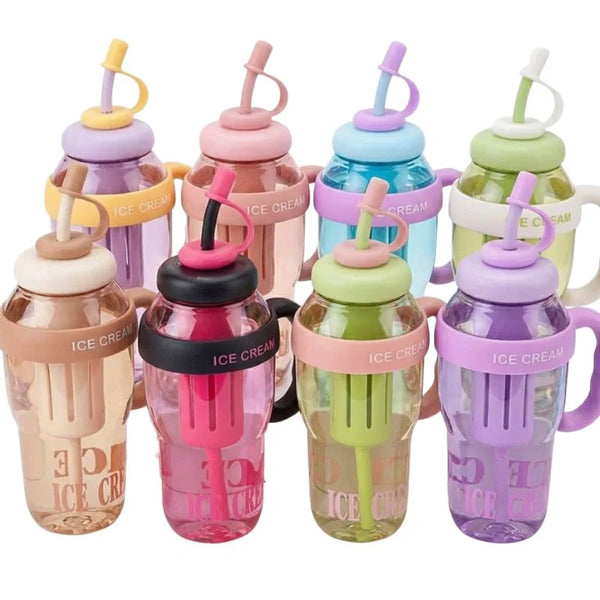 1400ml Water Bottle with Straw and Tea Infuser