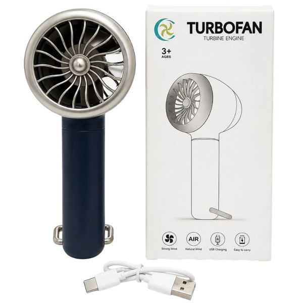 TurboFan Rechargeable Mini Handheld Cooling Fan