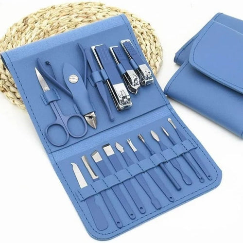 16-Piece Stainless Steel Manicure and Pedicure Set