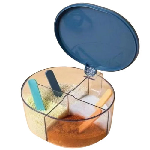 4-Compartment Masala Spice Box