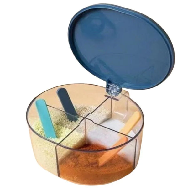 4-Compartment Masala Spice Box