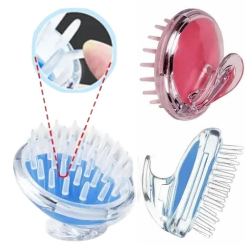 Silicone Scalp Massage and Shampoo Brush