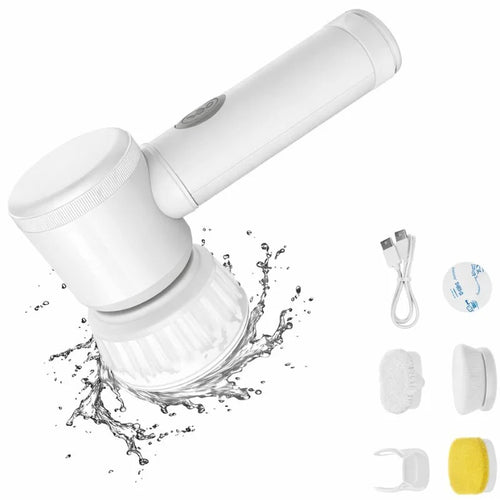 5-in-1 Rechargeable Electric Magic Scrubber Brush