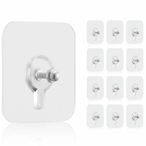 4-Piece Punch-Free Wall Hooks