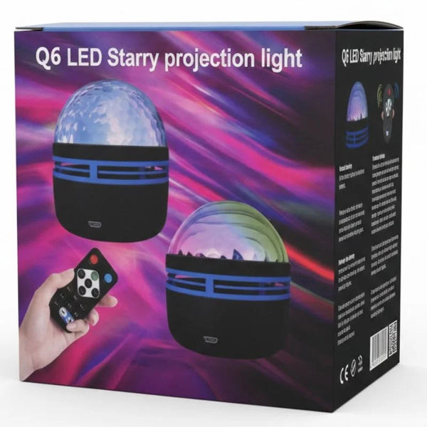 Q6 Mini LED Starry Projection Light with Remote