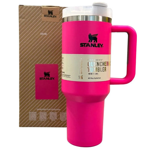 Pink 40 Oz Stainless Steel Vacuum Insulated Tumbler