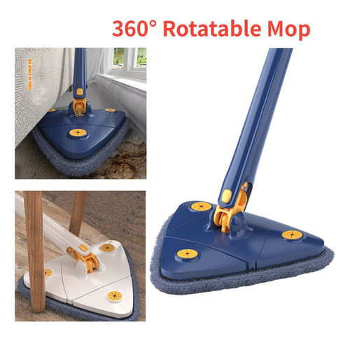 360 Twist Triangle Mop with Auto Squeeze Handle