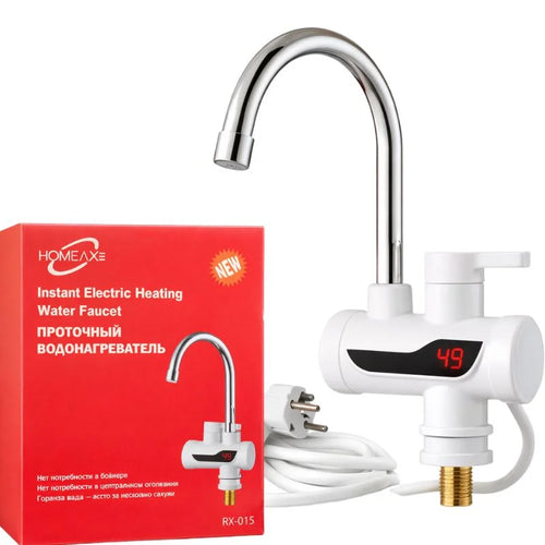 Electric Instant Heating Faucet with Plastic Handle
