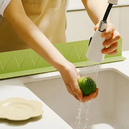 Large Silicone Sink Splash Guard Set with Suction Cups