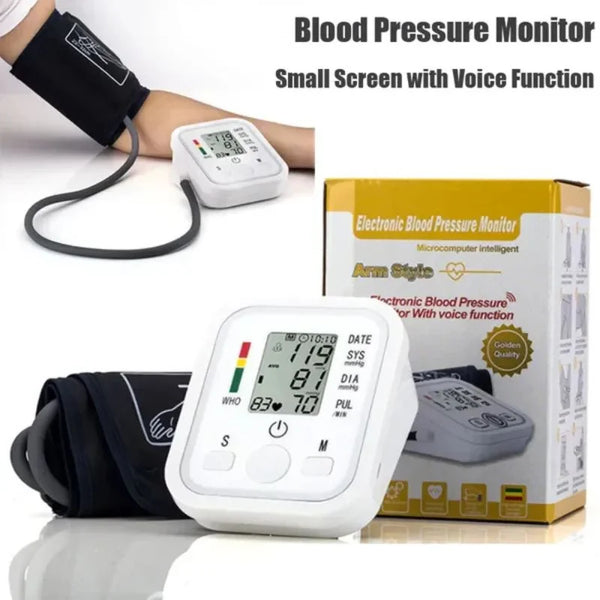 Digital Upper Arm Blood Pressure Monitor for Home Use