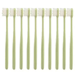 Nano Toothbrush with Travel Case | Ultra Soft Micro-Nano Bristles | For Sensitive Gums, Adults & Kids | Parrot Color