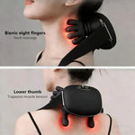 Neck & Shoulder Kneading Massager | Model BLD- 893 | Wireless Shiatsu Deep Kneading Massager with Heat | For Neck, Shoulders, Back & Body Relaxation
