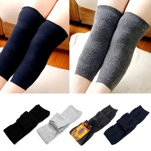 Unisex Wool Knee Warmers Winter Wear Pair
