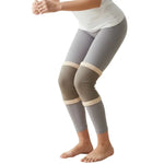 Unisex Wool Knee Warmers Pair |  Warm Elastic Fit, Plain design | Winter Wear for Men & Women | Random Colors