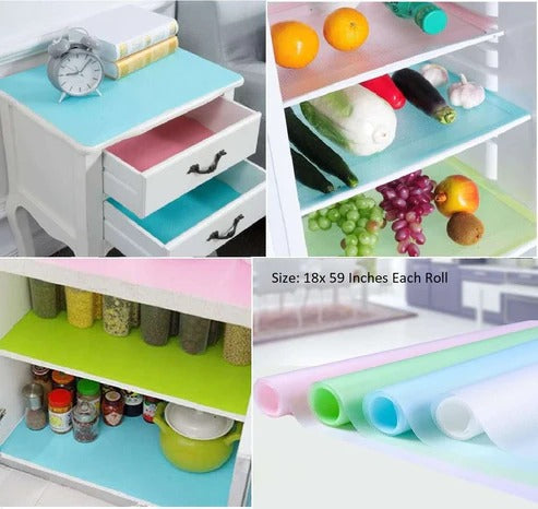 Waterproof Refrigerator, Table and Drawer Shelf Liner Mats