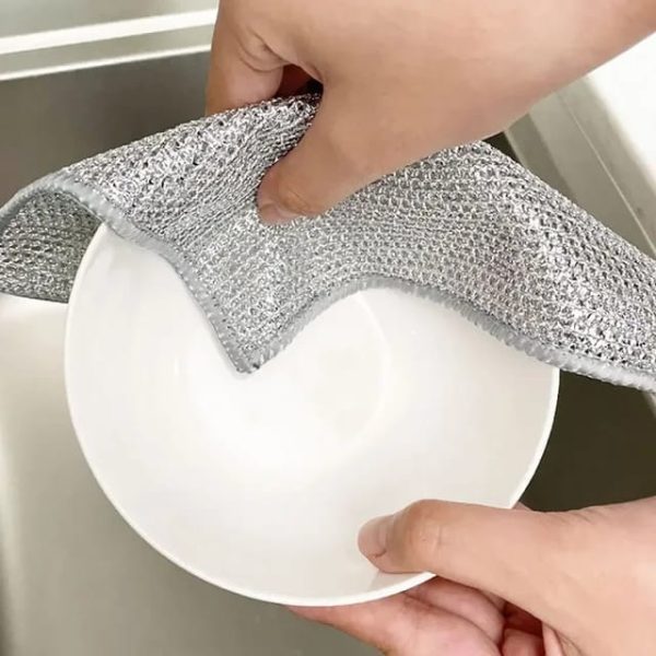 Metal Wire Dish Washing Cleaning Cloth 10 Pack