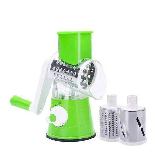 Tabletop Drum Grater and Vegetable Slicer for Kitchen
