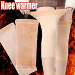 Unisex Wool Knee Warmers Pair |  Warm Elastic Fit, Plain design | Winter Wear for Men & Women | Random Colors