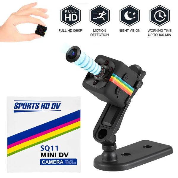 SQ11 Mini Camera HD 1080P with Night Vision
