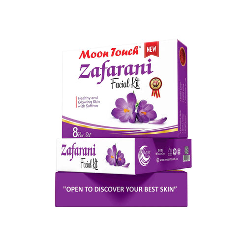 Moon Touch Zafrani Saffron Herbal Facial Kit 8 Pcs