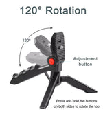 AY-49 Video Making Kit | All-in-One Vlogging Tripod with Wireless Remote, Microphone, LED Light & Mobile Holder