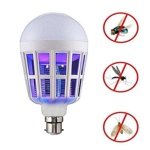 2-in-1 LED Mosquito Killer Bulb 15W Insect Zapper